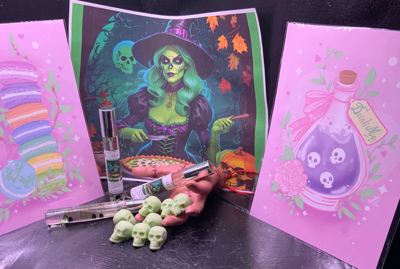 Poison Pie Skull Wax Melts