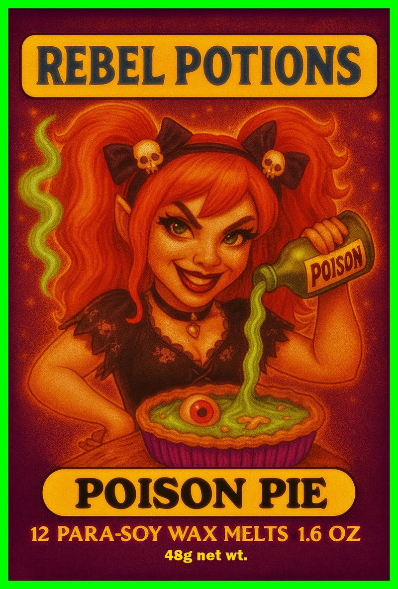Poison Pie Skull Wax Melts