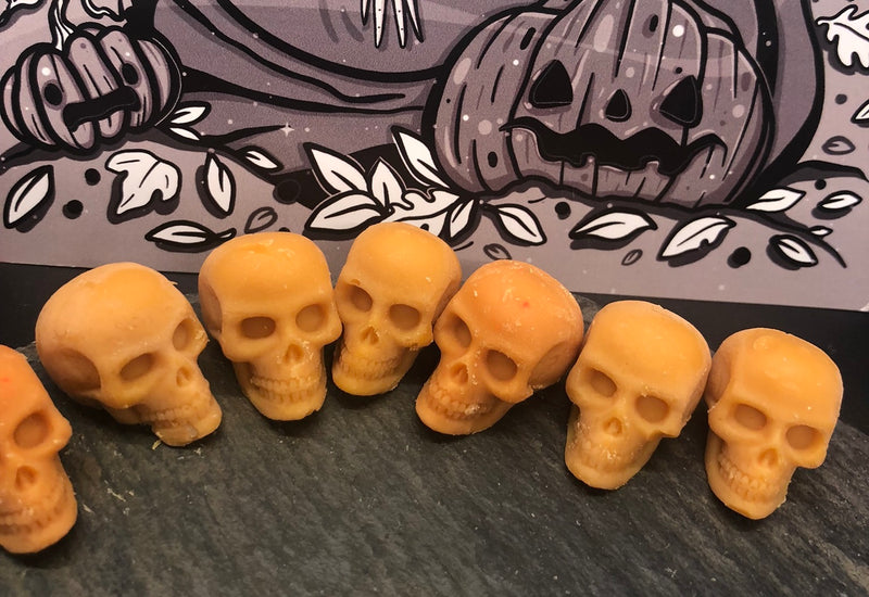 Pumpkin Caramel Crunch Skull Wax Melts