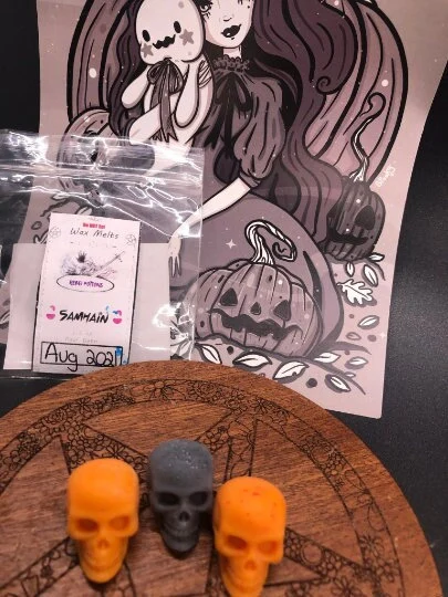 Samhain Skull Wax Melts