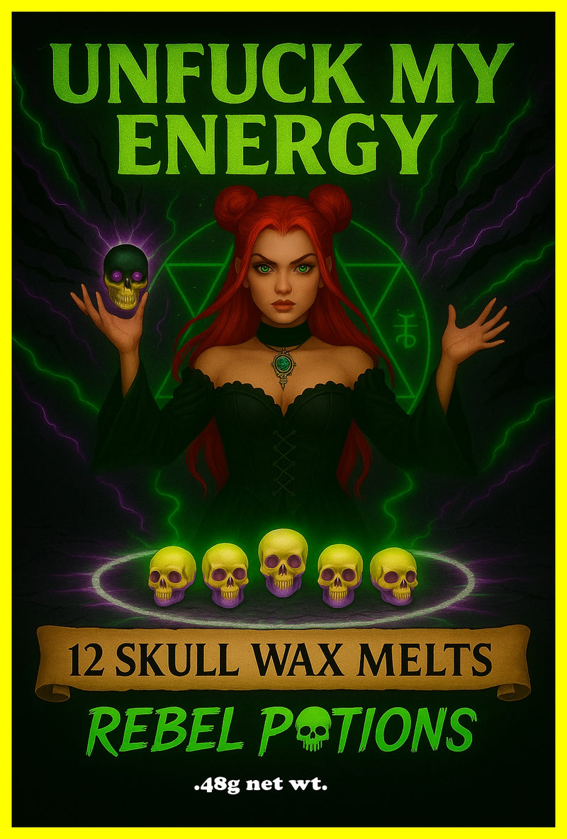Unfuck  My Energy Skull Wax Melts