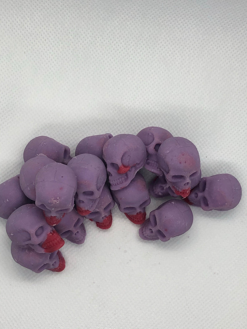 Deadly Nightshade mini skull wax melts goth pagan wicca witch halloween horror tarts