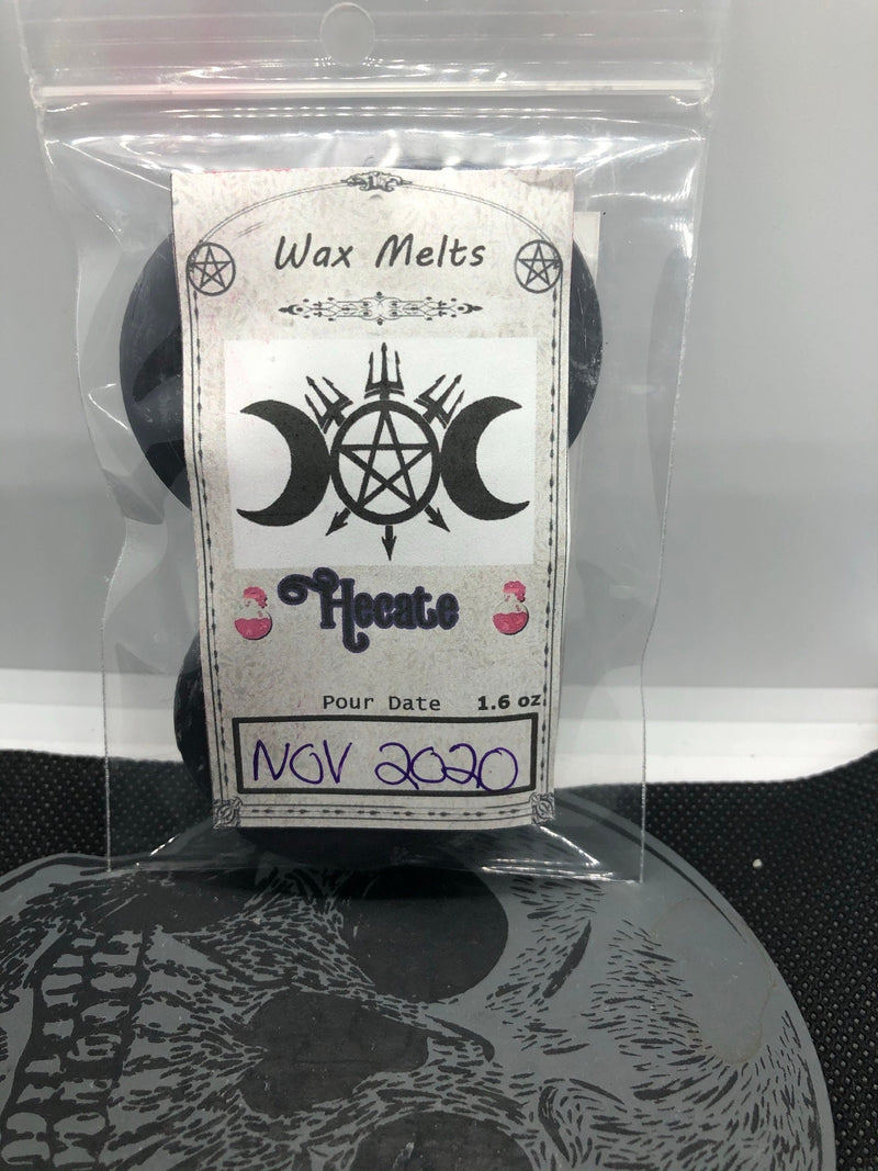 Hecate wax melts tarts witchcraft gift present wicca pagan